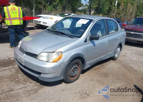 2002 Toyota Echo из США, поврежденный, VIN JTDBT123320202279
